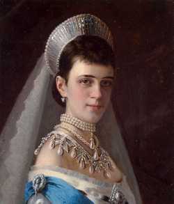 Императрица Мария Федоровна, супруга императора Александра III, 1880-е (портрет Н. Крамского)