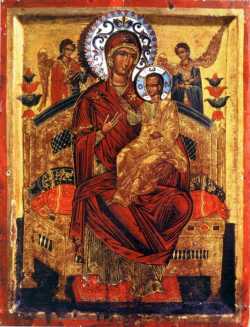 Ватопедский образ Богородицы Всецарицы