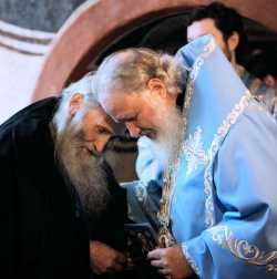 Старец Илий и патриарх Кирилл