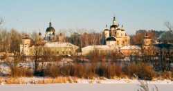 Панорама Вышенского монастыря.  Фото нач. 2000-х гг.
