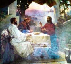 Явление Христа ученикам в селении Эммаус, Трапезная церковь, Киево-Печерская лавра