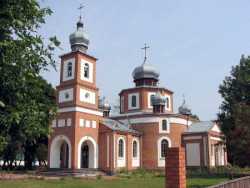 Лельчицкий Троицкий храм, фотография с сайта globus.tut.by