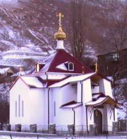 Мироносицкая церковь Аланского Успенского монастыря.  Фото Вячеслава Иванова, декабрь 2008 г.