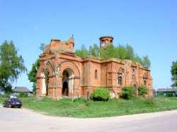 Благовещенский храм в деревне Благовещенье, май 2007 года. Фотография Олега Гусарова с сайта sobory.ru