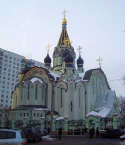Московский Воскресенский храм в Сокольниках, 2006 г. Фотография с сайта sobory.ru