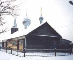 Чугуевский Никольский храм.  Фото 2003 г.