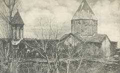 Муш. Монастырь св. Аракела. Вид в начале 1900-х годов.