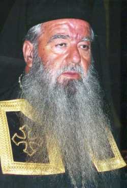 Хризостом (Бакомитрос) во время "архиерейской хиротонии" в Киеве, 14 мая 2005 г.
