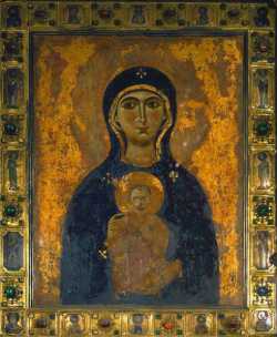 Икона Божией Матери "Никопея" ("Победоносная"). Икона X-XII вв., Венецианский собор св. Марка.