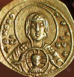 Богоматерь Никопея на тетартероне Михаила VII, Константинополь, 1072-1078 гг.