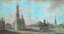 Панорама Московского Кремля. Ф. Алексеев, нач. 1800-х гг.