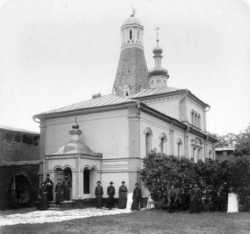 Церковь прп. Александра Свирского Московского Симонова монастыря. Фото с западной стороны