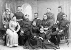 Семья Харитона Ивановича Попова. Осень 1893 года