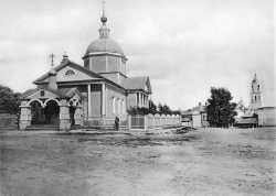 Вид Егорьевской Казанской церкви в конце XIX века