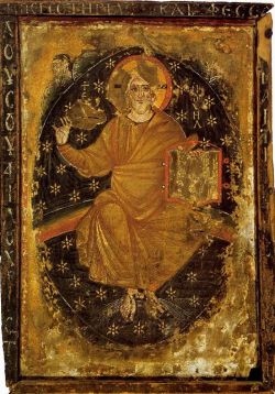 Ветхий денми. Энкаустическая икона (VII в.). Монастырь Святой Екатерины на Синае