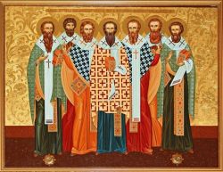 Собор священномучеников, в Херсонесе епископствовавших. Икона