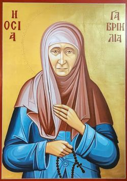 Прп. старица Гавриила (Папаянни). Икона (Константинополь, 2023 г.)