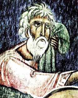 Апостол Андрей Первозванный. Греческая фреска, о. Кипр, XI в.