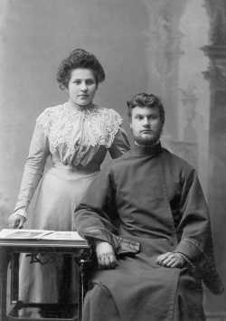 Диакон Александр Поспелов с супругой Лидией Константиновной