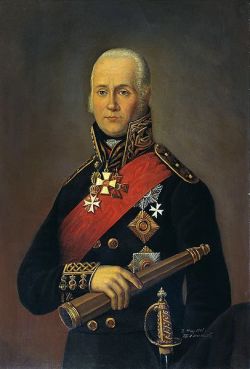 Адмирал Феодор Ушаков.  Худ. Петр Бажанов, 1912 г.