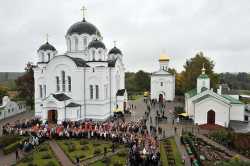 Полоцкий Спасо-Евфросиниевский монастырь.  Фото 27 сентября 2009, во время патриаршего посещения.