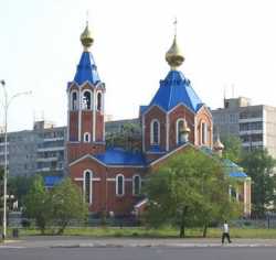 Комсомольский-на-Амуре Казанский собор.  Фото 3 июня 2007 г.