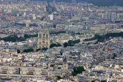 Панорама Парижа, Вид с Эйфелевой башни