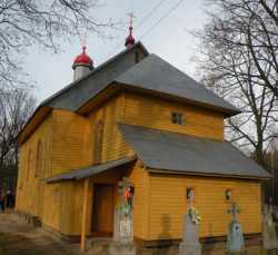 Ерёмичевский Михаило-Архангельский храм.  Фото 20 ноября 2009 г.