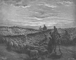 Переселение Авраама, Гюстав Доре, 1865 г.