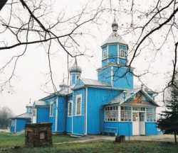 Кобринский Петропавловский храм.  Фото В. Богданова, ноябрь 2004 г.
