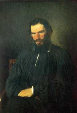 Портрет Льва Толстого. Худ. И.Н. Крамской, 1873