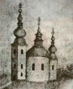 Первый каменный храм Мукачевского Никольского монастыря