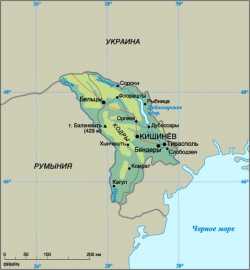 Карта Молдавии с сайта krugosvet.ru