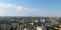 Тула. Панорама с крыши 16-этажного дома на Красноармейском проспекте