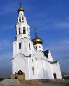 Кызыльский Воскресенский собор.  Фото 13 октября 2011 г.
