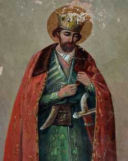 Святой Луарсаб, царь Картли. Картина кисти Михаила Сабинина.