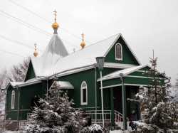 Храм Брестского Афанасьевского монастыря.  Фото 22 января 2012 г.
