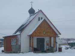 Молельный дом в деревне Баграмово, декабрь 2011 года