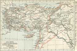 Малая Азия. Карта из исторического атласа Вильяма Шеферда, 1911 г.
