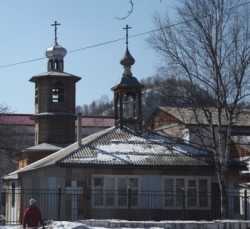 Дальнегорский Борисоглебский храм.  Фото 1 марта 2012
