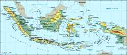 Карта Индонезии, с сайта krugosvet.ru
