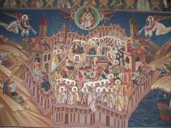 Фреска Собора всех Румынских святых. Монастырь Петра Вода, Румыния