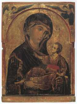 Синайская икона Божией Матери Алтарницы. Синайский Екатерининский монастырь, XIII в.