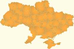 Карта епархий на Украине по состоянию между 20 июля и 25 августа 2012 г.  С сайта Синодального отдела по монастырям и монашеству monasterium.ru