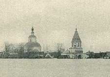 Брянский Вознесенский храм в Зарецкой слободе.  Фото 1908 г., с сайта filokartist.net