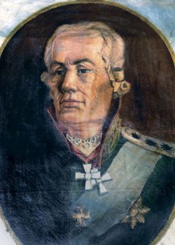 Адмирал Федор Ушаков.  Портрет из Темниковского музея, нач. XIX в.