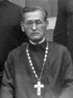 Прот. Самуил Удзава.  Фото 1947 или 1948 г.