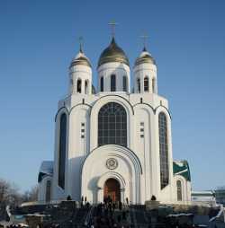 Калининградский храм Христа Спасителя, декабрь 2012.