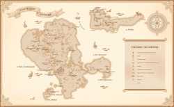 Карта Соловецкого архипелага