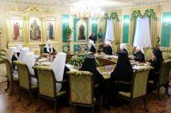 Заседание Священного Синода Русской Православной Церкви 12 марта 2013 года. Фото с официального сайта РПЦ